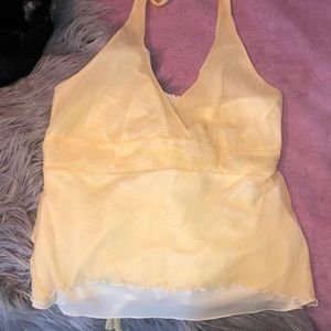 silk halter top